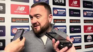 ️ Calum post-match Chester 2-0 Tamworth