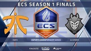 Fnatic vs G2 - Map 2 - Dust 2 (ECS Season 1 Finals)