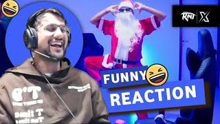 TX Coach Reacts to SENSEI SANTA CLIP* Funny Epic ft.Scout