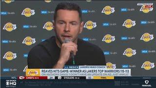 Postgame Interview | "A great gift for Christmas" - JJ Redick reacts to Lakers Beat Warriors 115-113