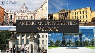 21 Best American Universities in Europe