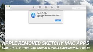 Apple Removed Sketchy Mac Apps From the App Store, But Only After Researchers Went Public