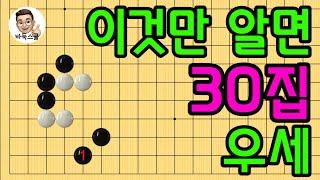 baduk school 바둑스쿨/ 문원장 실전강좌 / 이것만 알면 30집 우세