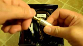 Denon AH-D7000 headphones unboxing