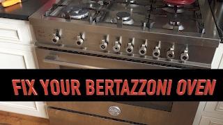 Bertazzoni Gas Range: Oven won't stay on? Replace the thermocouple!