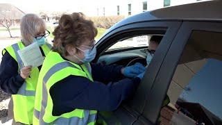 COVID vaccine drive thru instructions