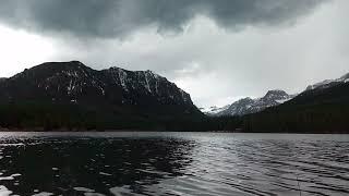 "Tranquility in Chaos"  cello and piano by a stormy lake 4k