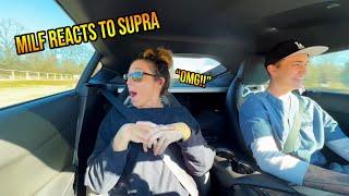 My Best Friends Mom Reacts to my 2021 TOYOTA SUPRA