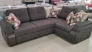 181651"НИКОЛЬ" диван угловой (арт. ТД 833). Цвет: Lounge 10/Astor coffe/FIBRE 2505/2 (яркие цветы).