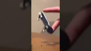 #fingerboard edit 17 My wheel fell off… #fingerboarding #techdeck #skate #skateboard #skateboarding