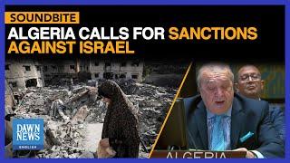 Algeria Calls for Sanctions Against Israel for Noncompliance with UNSC Res. | DAWN News English