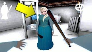 겨울왕국의 엘사가 미친할머니!? 렛잇고 부르는 각...??? - ELSA (Frozen) Granny Mod || Playing as Granny's