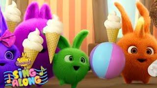 ICE CREAM WEEKEND | SUNNY BUNNIES SING ALONG COMPILATION | Cartoons for Kids | Nursery Rhymes