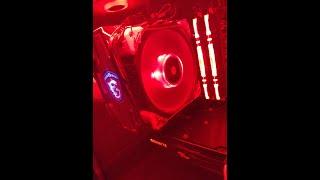 Corsair ML120 PRO LED - RED Unboxing