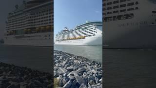 Adventure of the Seas departing Port Canaveral! #portcanaveral #adventureoftheseas #royalcaribbean