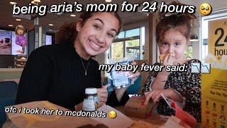 So i Became a Mommy for 24 hours... *very chaotic* ft. my little sister | Alyssa Howard 