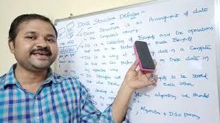 Definition of data structure|what is data structure