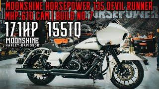 Moonshine Horsepower 135 Devil Runner M8 171HP 155TQ |  Bike Build No. 7