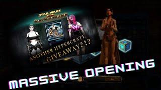 SWTOR Angels Hypercrate Giveaway Opening | 1.5 Billion Credits Worth?!??!?!