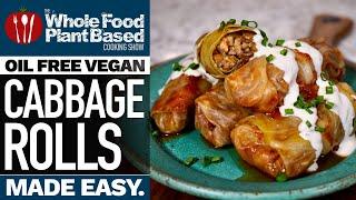 THE BEST VEGAN CABBAGE ROLLS  Easy to follow recipe you will love!