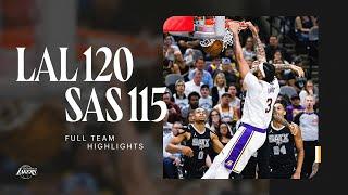 FULL HIGHLIGHTS: AD, LeBron and Lakers Beat Spurs in NBA Cup Opener