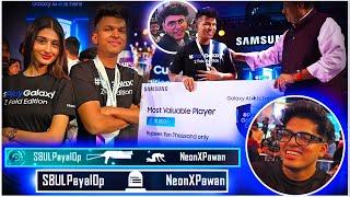  @PAYALGAMING VS@NEONXPAWANOP MEET ALL YOUTUBERS #GalaxyAI#GalaxyZFold6#PlayGalaxy#samsung