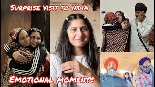 Surprise visit to india  after 4 years || emotional moments || family reactions
