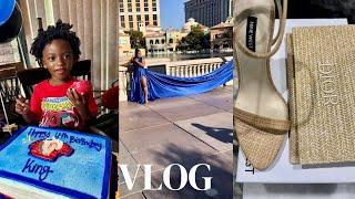 VLOG: FLYING DRESS PHOTO SHOOT! + ITS GHETTO! +  KING BIRTHDAY! + ACCESSORIES HAUL! + NEW BLAZER!