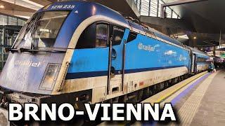 From to Czech to Austria by train from Brno to Vienna