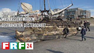 Das „Geisterschiff“ von Norderney: Gestrandetes Segelboot fasziniert