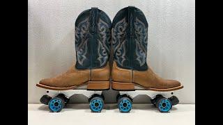 Cowboy Boot Roller Skate Build - Assembly from Start To Finish - 8X Speed