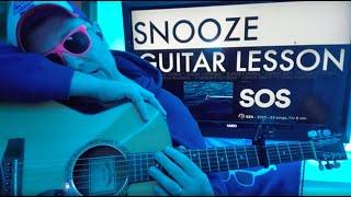 How To Play Snooze - SZA Guitar Tutorial (Beginner Lesson!)