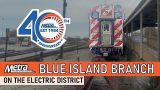 Riding the Metra Electric Blue Island Branch