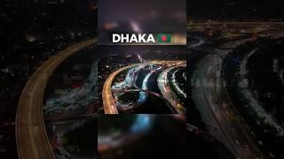 Dhaka City  Drone View at Night - Bangladesh Edit - Dhaka City Night View from Drone