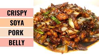 FRIED CRISPY SOY SAUCE PORK BELLY Is Just So Good! | Aunty Mary Cooks 