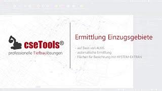 cseTools Erfassung von Einzugsgebieten (Flächenerfassung)