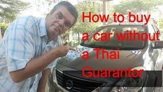 how to buy a car in Thailand