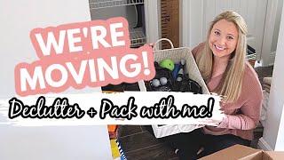 WE'RE MOVING! // Declutter + Pack with Me | Jessica Elle