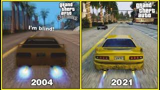 GTA San Andreas: The Definitive Edition Physics & Details Comparison