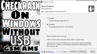 Run Checkra1n without USB on windows|Checkra1n Windows|Jailbreak iOS |GSM AMS|