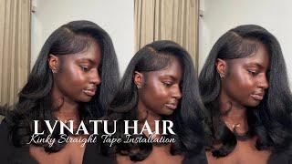 Slay Naturally: Kinky Straight Perfection with Lvnatu Hair