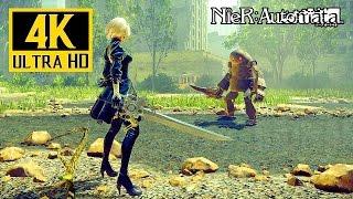 NieR: Automata - 4K Gameplay (GTX 1080) @ 4K 