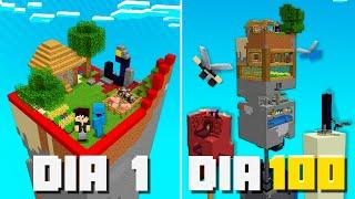 SOBREVIVI 100 DIAS em APENAS uma CHUNK no MINECRAFT - O FILME