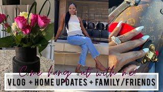 VLOG | HOME UPDATES | FLOWER ARRANGEMENT | WHY DID A CAR TRY TO HIT US | HANGING WITH FRIENDS & MORE