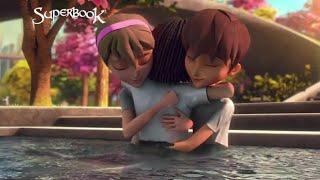 Superbook - Chris and Joy gets Baptized