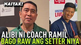 Coach Ramil HINDI MATANGGAP ang PAGKATALO NILA vs NU Lady Bulldogs? Coach Sherwin 1-0 na sa UAAP!