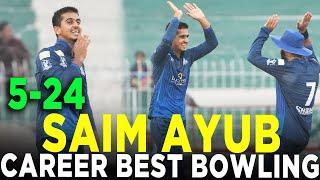 Saim Ayub Gets 5 Wickets | Markhors vs Panthers | Match 11 | Bahria Town Champions Cup | M9A1K