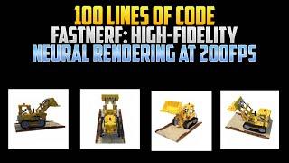 Neural Radiance Fields at High FPS | FastNeRF in 100 lines of PyTorch code