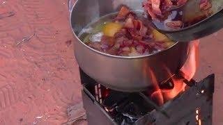 Camp Cooking Firebox Style/ The Best Stove For The Outdoor Gourmet.