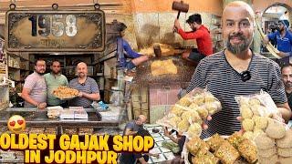 Jodhpur Famous Gajak Making At Khatri Gajak Mega Factory | Street Food India | Jodhpur Street Food